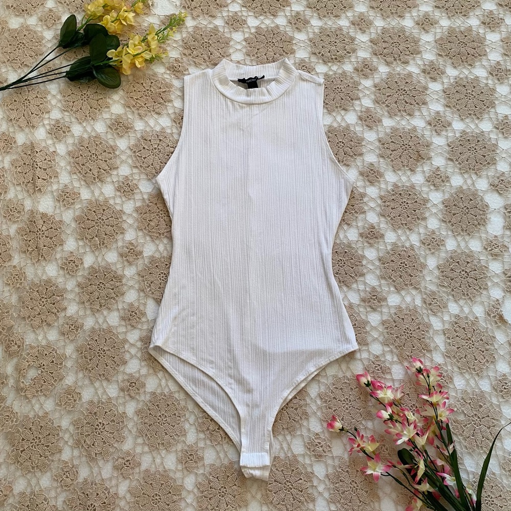 Mock Neck Tank Bodysuit